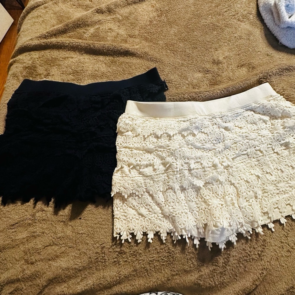 BUNDLE Woman’s Crochet Lace Shorts Sets